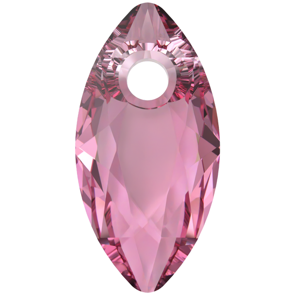 Dreamtime Crystal DC 6437 Marquise Cut Pendant Rose 9mm