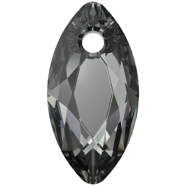 Dreamtime Crystal DC 6437 Marquise Cut Pendant Crystal Silver Night 11.5 mm