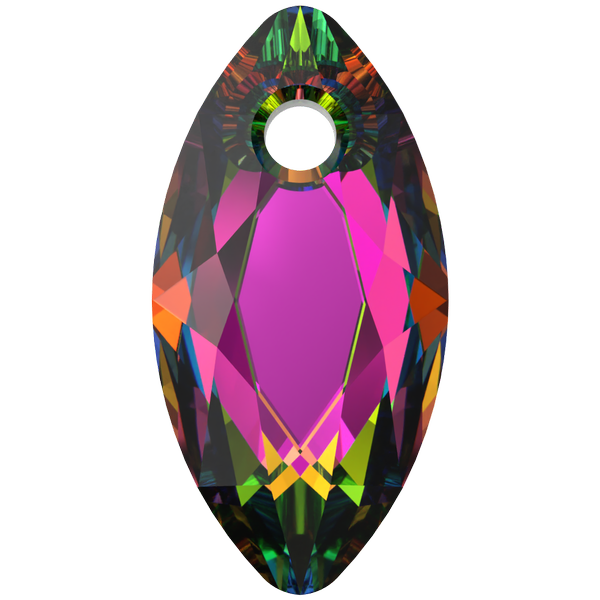 Dreamtime Crystal DC 6437 Marquise Cut Pendant Crystal Vitrail Medium P 11.5 mm