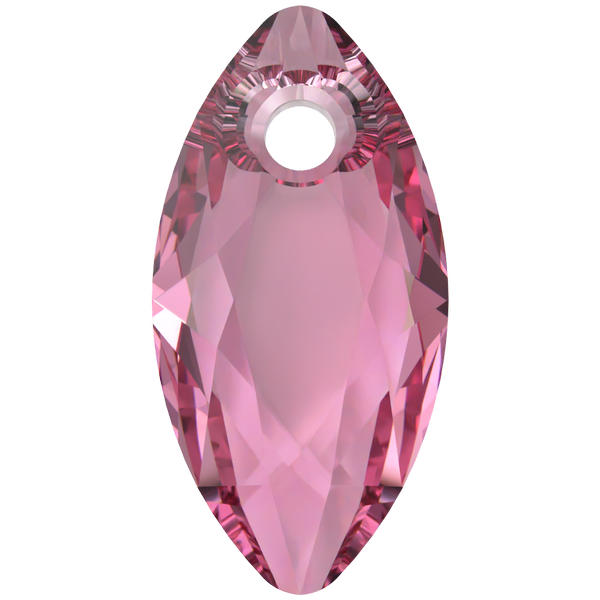 Dreamtime Crystal DC 6437 Marquise Cut Pendant Rose 11.5 mm