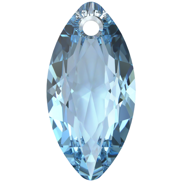Dreamtime Crystal DC 6437 Marquise Cut Pendant Aqua 16 mm