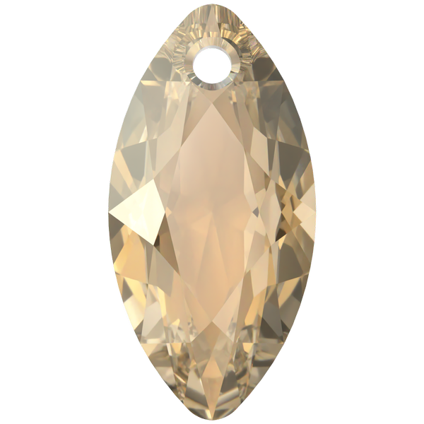 Dreamtime Crystal DC 6437 Marquise Cut Pendant Crystal Golden Shadow 16 mm