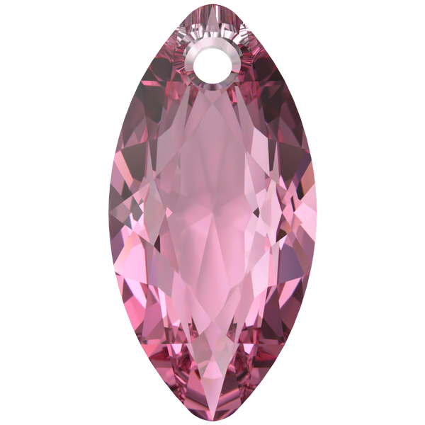 Dreamtime Crystal DC 6437 Marquise Cut Pendant Rose 16 mm