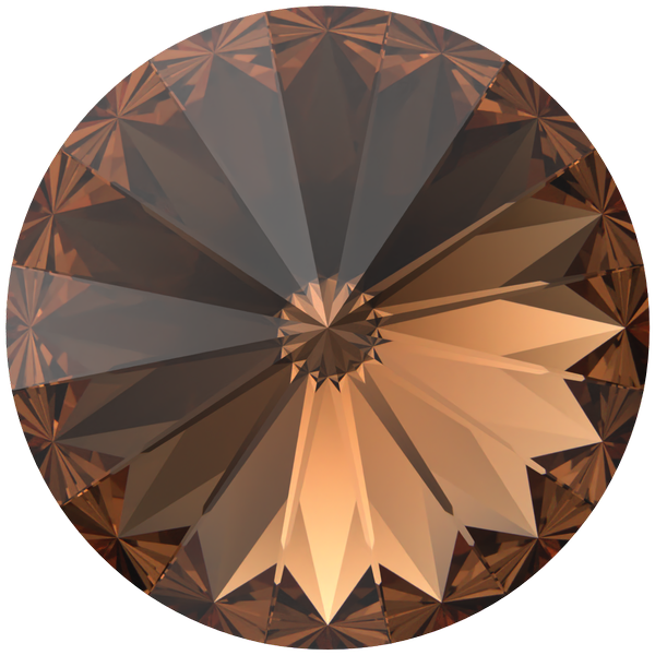 Dreamtime Crystal DC 1122 Rivoli Round Stone Reinvented Smoked Topaz SS47
