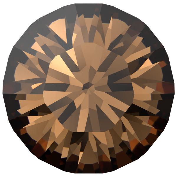 Dreamtime Crystal 1028 Chaton Reinvented Light Smoked Topaz PP09