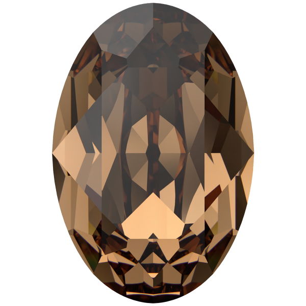 Dreamtime Crystal DC 4120 Oval Fancy Stone Reinvented Light Smoked Topaz 14x10mm