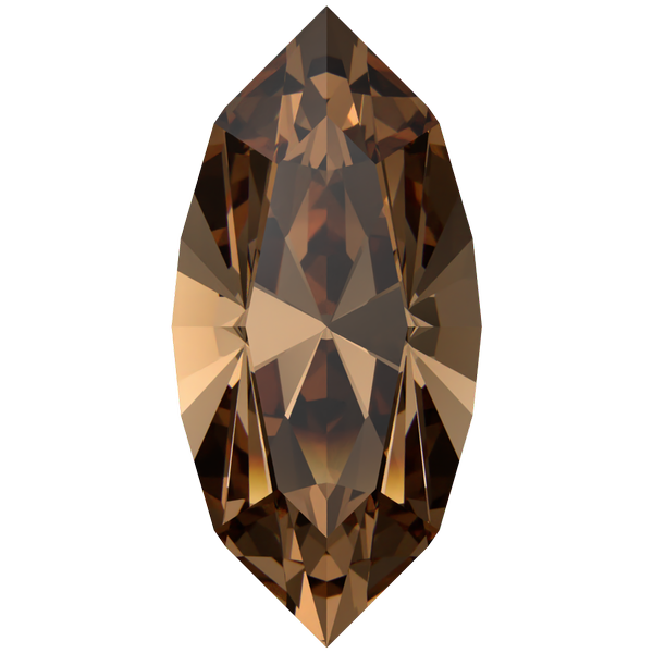 Dreamtime Crystal DC 4228 Navette Fancy Stone Reinvented Light Smoked Topaz 4x2mm