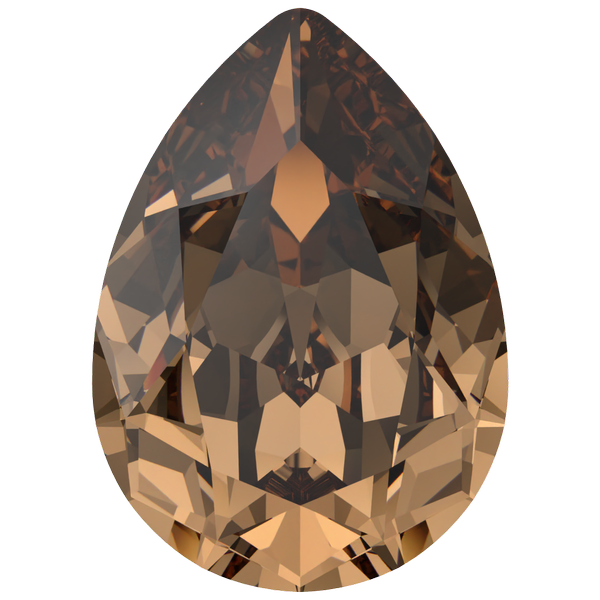 Dreamtime Crystal DC 4320 Pear Shaped Fancy Stone Reinvented Light Smoked Topaz 8x6mm
