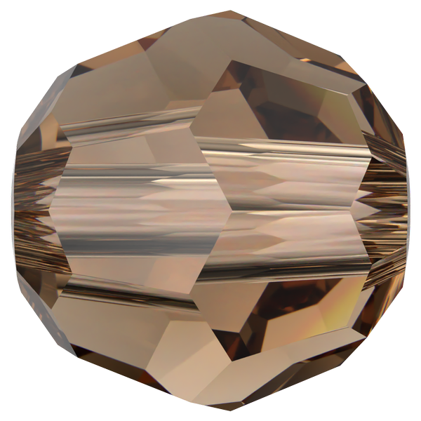 Dreamtime Crystal DC 5000 Round Bead Reinvented Light Smoked Topaz 6mm
