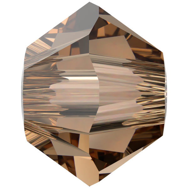 Dreamtime Crystal DC 5328 Bicone Bead Reinvented Light Smoked Topaz 3mm