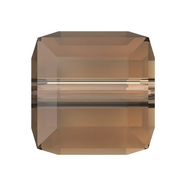 Dreamtime Crystal DC 5601 Cube Beads 4mm Reinvented Light Smoked Topaz