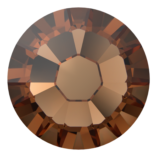 Dreamtime Crystal DC 2058 Flat Back Rhinestone Reinvented Smoked Topaz SS9