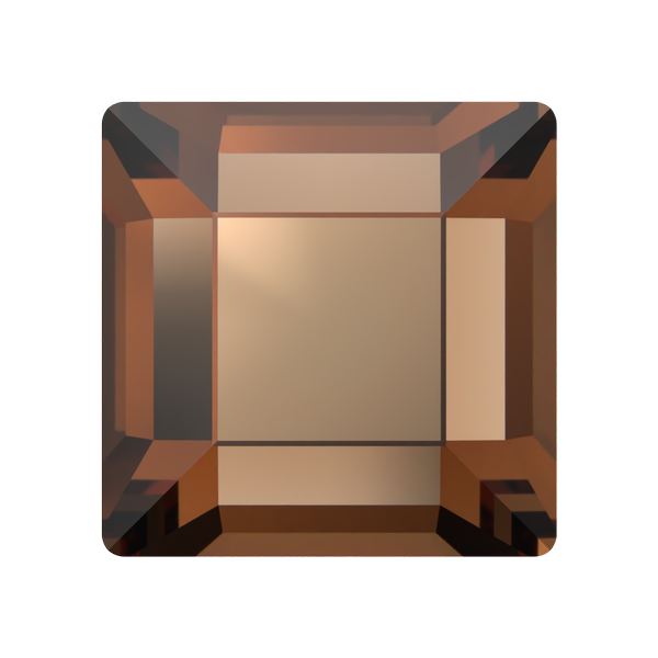 Dreamtime Crystal DC 2400 Square Flat Back Reinvented Smoked Topaz 3mm