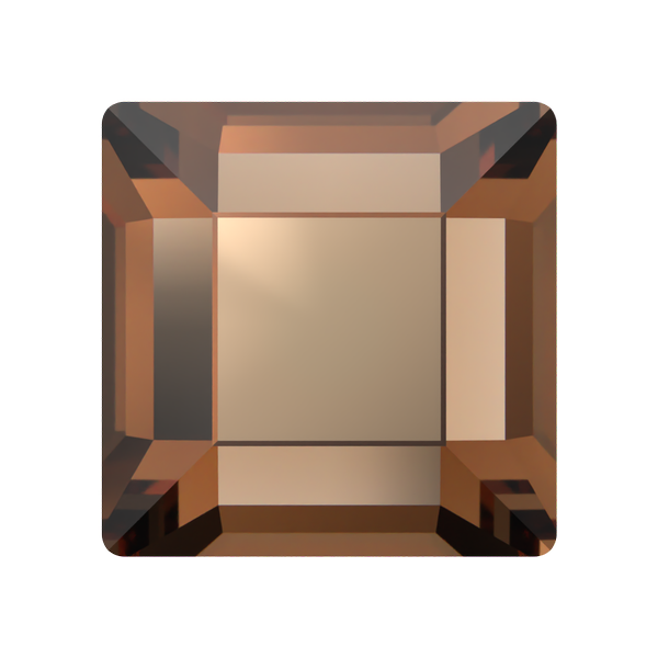 Dreamtime Crystal DC 2400 Square Flat Back Reinvented Smoked Topaz 4mm