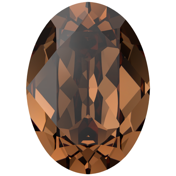 Dreamtime Crystal DC 4120 Oval Fancy Stone Reinvented Smoked Topaz 14x10mm