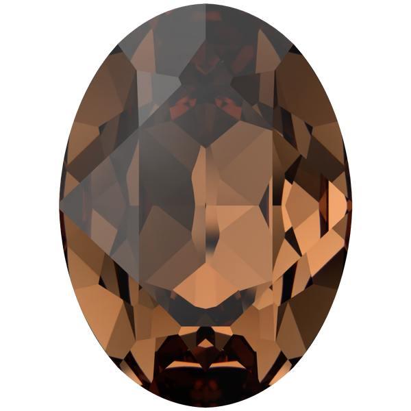 Dreamtime Crystal DC 4120 Oval Fancy Stone Reinvented Smoked Topaz 18x13mm