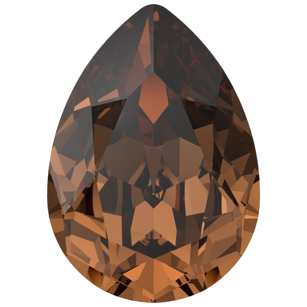 Dreamtime Crystal DC 4320 Pear Shaped Fancy Stone Reinvented Smoked Topaz 14x10mm