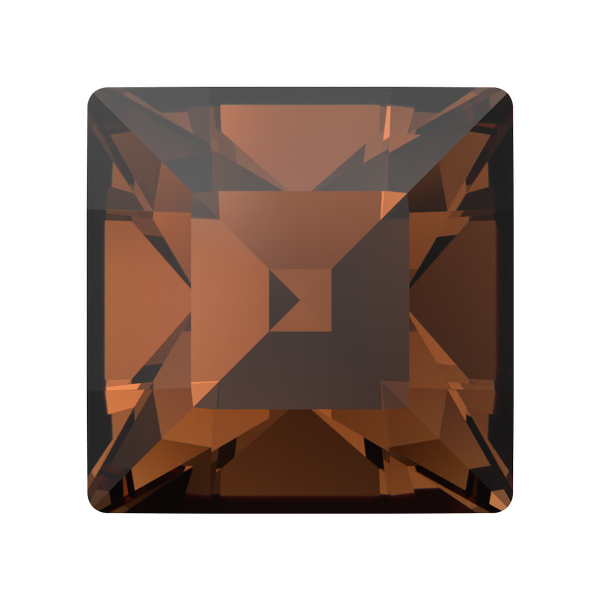 Dreamtime Crystal DC 4428 Square Fancy Stone Reinvented Smoked Topaz 3mm