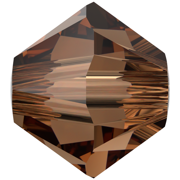 Dreamtime Crystal DC 5328 Bicone Bead Reinvented Smoked Topaz 4mm
