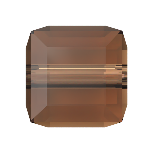 Dreamtime Crystal DC 5601 Cube Beads 6mm Reinvented Smoked Topaz