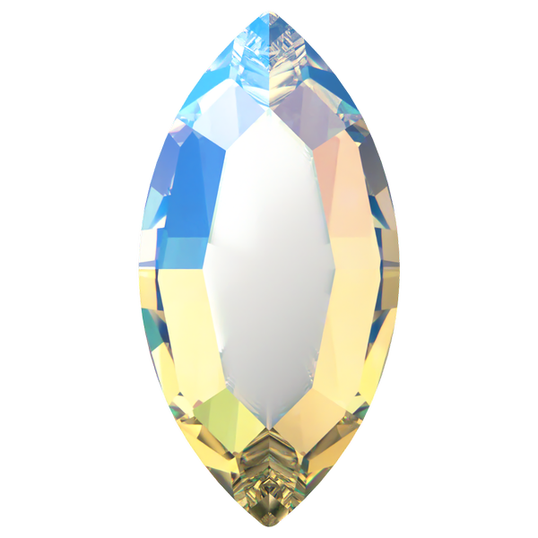 Dreamtime Crystal DC 2200 Navette Flat Back Crystal Shimmer 4x2mm