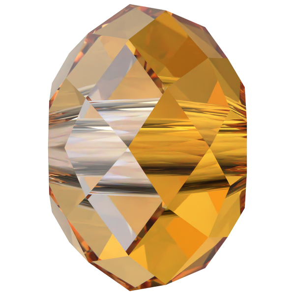 Dreamtime Crystal DC 5040 Briolette Bead Dark Orange 6mm