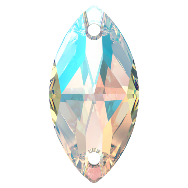 Dreamtime Crystal DC 3223 Navette Sew-on Crystal Shimmer 12x6mm