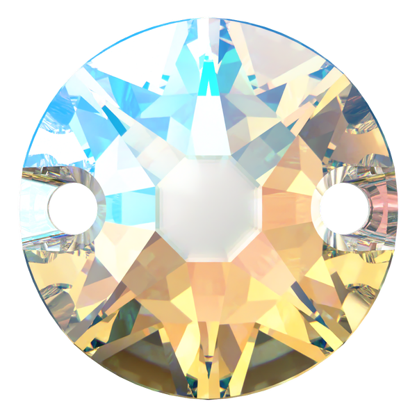 Dreamtime Crystal DC 3288 Round Sew-On Crystal Shimmer 12mm