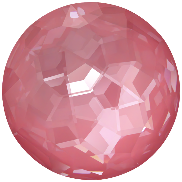 Dreamtime Crystal DC 1383 Thin Round Stone Crystal Dahlia Ignite 14mm