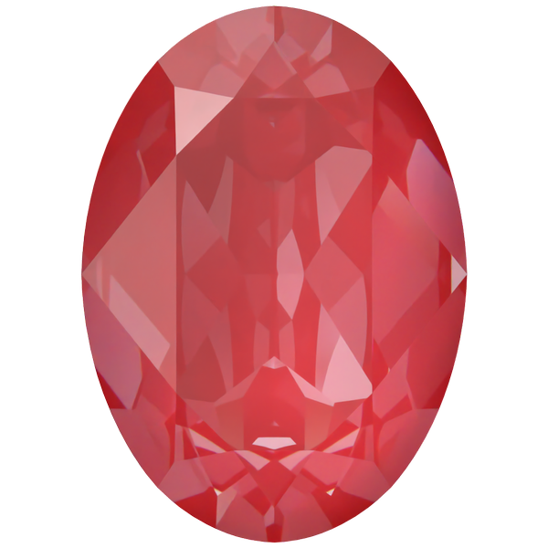 Dreamtime Crystal DC 4120 Oval Fancy Stone Crystal Poppy Red Ignite 18x13mm
