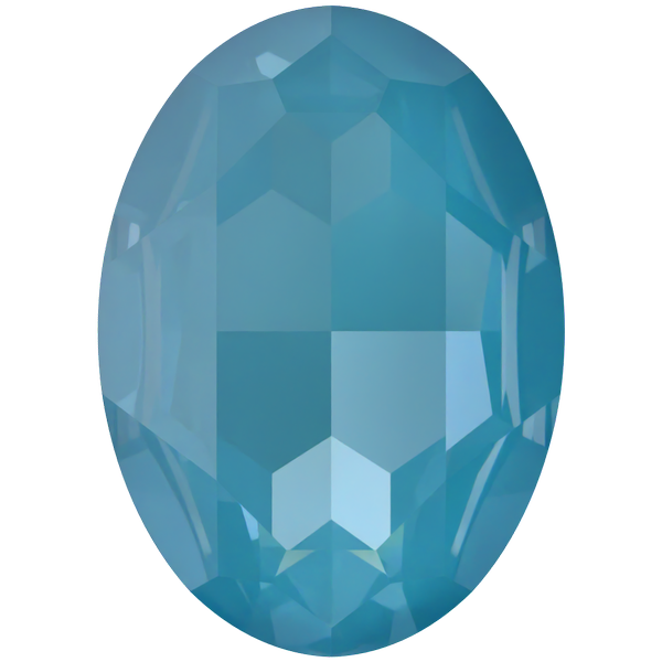 Dreamtime Crystal DC 4127 Large Oval Fancy Stone Crystal Teal Ignite 30x22mm