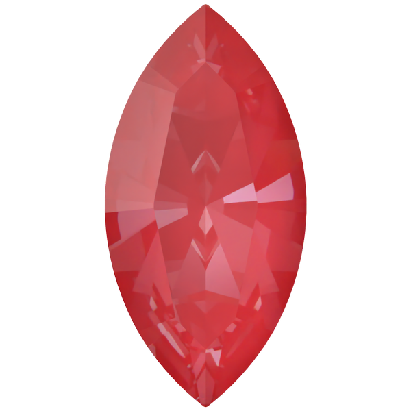 Dreamtime Crystal DC 4228 Navette Fancy Stone Crystal Poppy Red Ignite 10x5mm