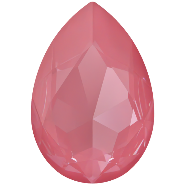 Dreamtime Crystal DC 4327 Large Pear Shaped Fancy Stone Crystal Dahlia Ignite 30x20mm