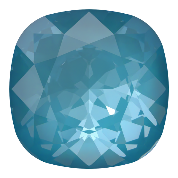 Dreamtime Crystal DC 4470 Cushion Cut Square Fancy Stone Crystal Teal Ignite 12mm