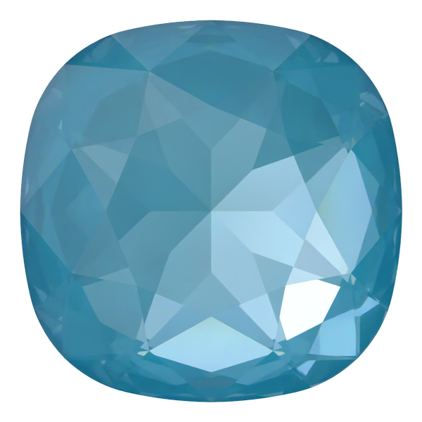 Dreamtime Crystal DC 4487 Large Cushion Cut Square Fancy Stone 27mm Crystal Teal Ignite