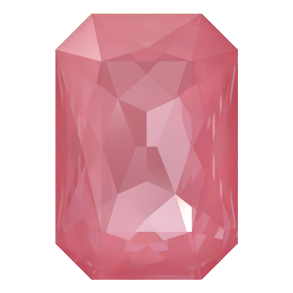 Dreamtime Crystal DC 4627 Large Rectangle Octagon Fancy Stone Crystal Dahlia Ignite 27x18.5mm