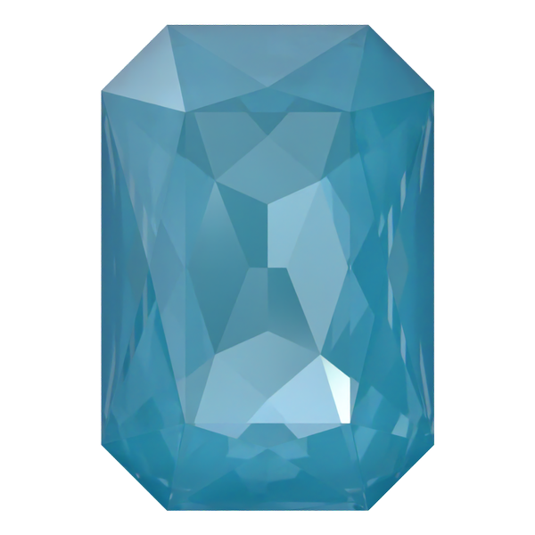 Dreamtime Crystal DC 4627 Large Rectangle Octagon Fancy Stone Crystal Teal Ignite 27x18.5mm