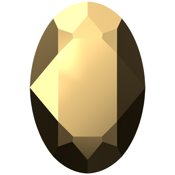 Dreamtime Crystal DC 4120 Oval Fancy Stone Crystal Aurum 8x6mm