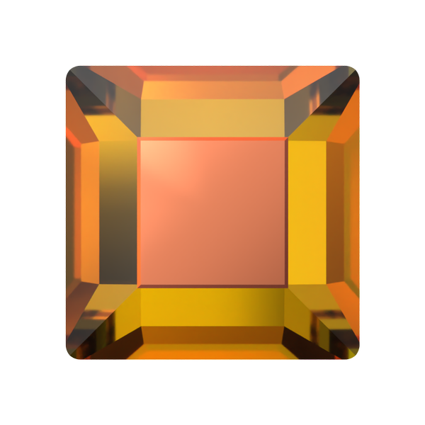 Dreamtime Crystal DC 2400 Square Flat Back Crystal Vitrail Medium 4mm