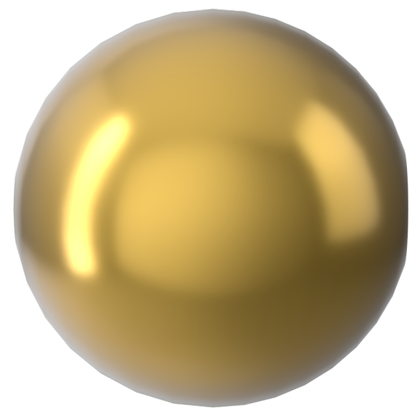 Dreamtime Crystal DC 5818 1/2 Drilled Round Pearl Royal Gold 4mm