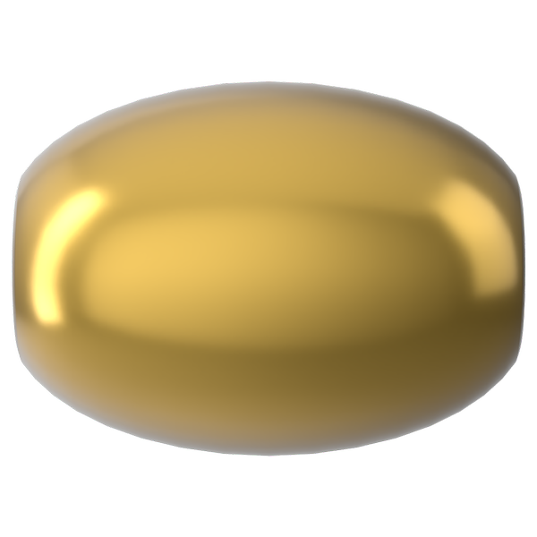 Dreamtime Crystal DC 5824 Rice Pearl Royal Gold 4mm