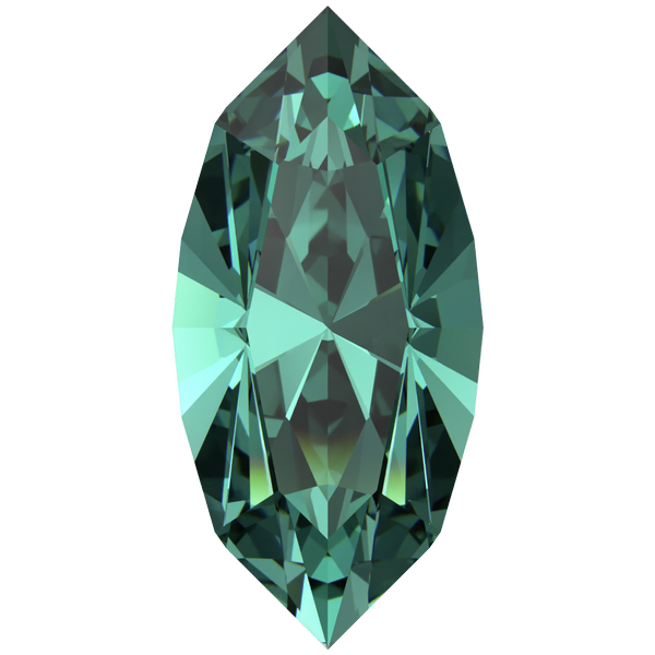 Dreamtime Crystal DC 4228 Navette Fancy Stone ReInvented Caribbean Green 8x4mm