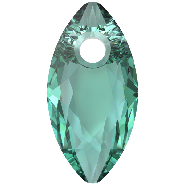 Dreamtime Crystal DC 6437 Marquise Cut Pendant ReInvented Caribbean Green 9mm