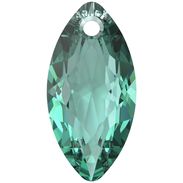 Dreamtime Crystal DC 6437 Marquise Cut Pendant ReInvented Caribbean Green 16 mm