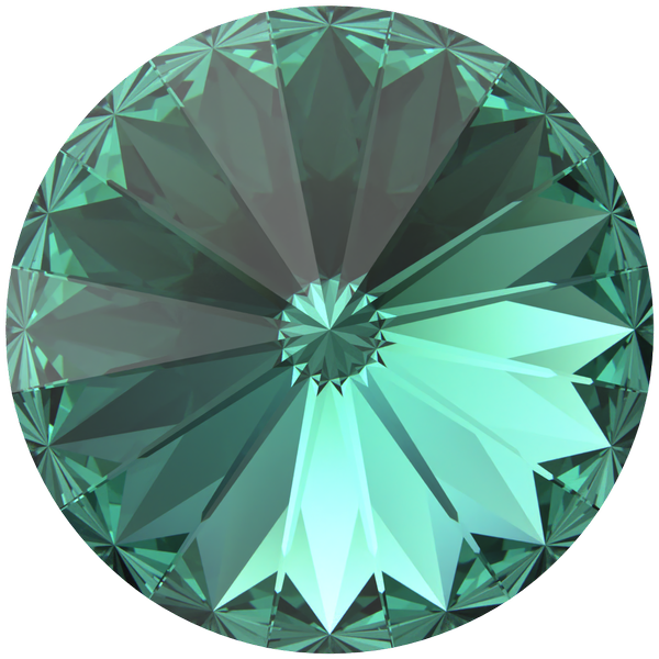 Dreamtime Crystal DC 1122 Rivoli Round Stone ReInvented Caribbean Green SS47