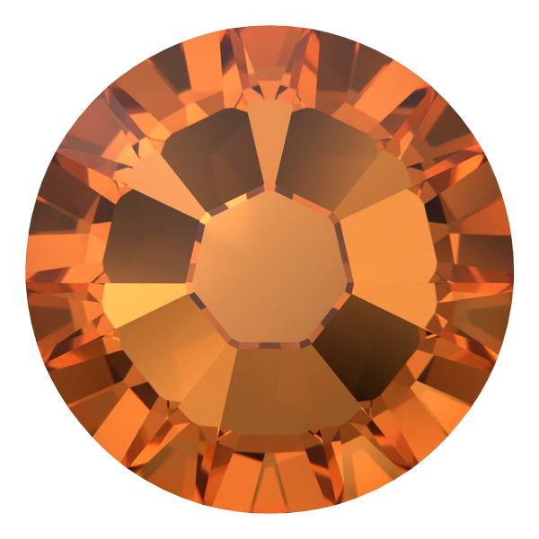 Dreamtime Crystal DC 2058 Flat Back Rhinestone Dark Orange SS5