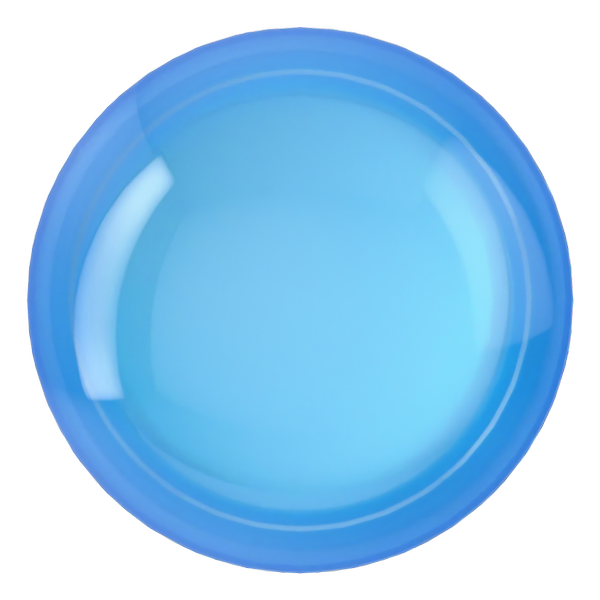 Dreamtime Crystal DC 2080 Flat Back Pearl Cabochon Crystal Electric Blue Ignite SS10