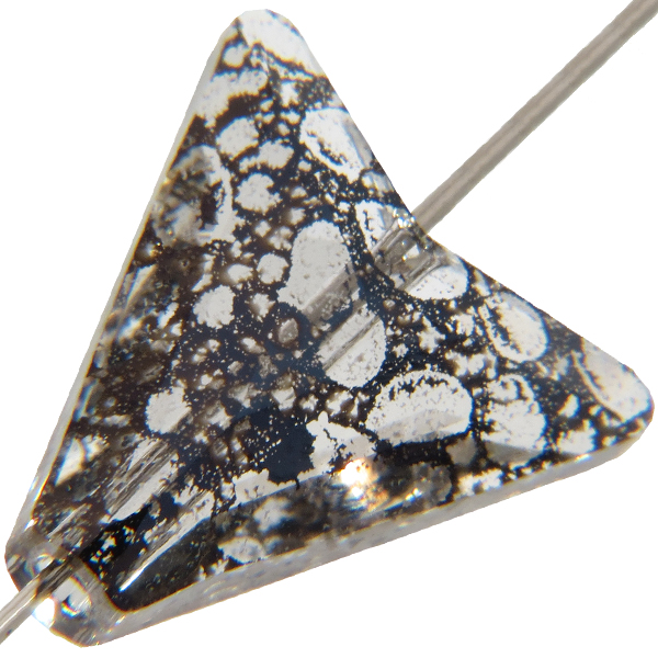 Dreamtime Crystal 5748 Arrow Bead Crystal Black Patina 12mm