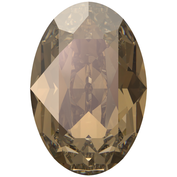 Dreamtime Crystal DC 4120 Oval Fancy Stone Crystal Bronze 18x13mm