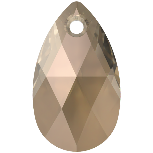 Dreamtime Crystal DC 6106 Pear Shaped Pendant Crystal Bronze 16mm